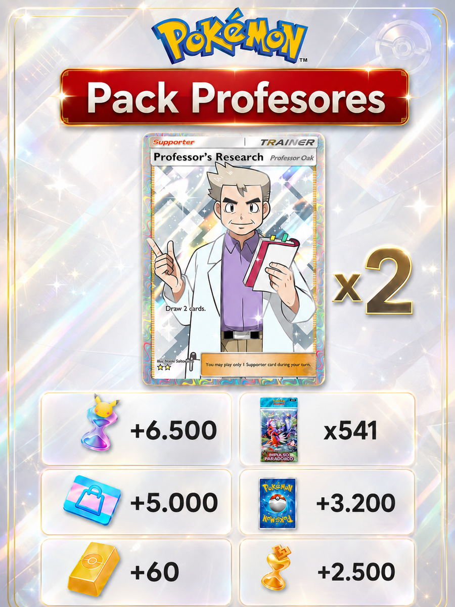 Pack 2 Profesores +541 Sobres y Recursos