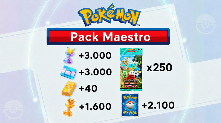 Pack Maestro Pokémon TCG Pocket: 250 Sobres o mas - Lingotes - Cartas Ex Random 2100 CARTAS